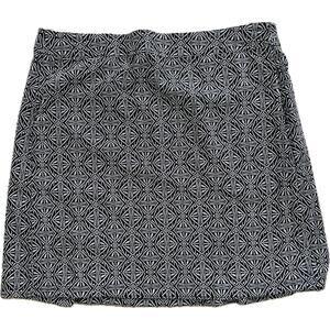 RipSkirt Hawaii Length 2 Medium Geo Batik Black White 19.75” Velcro Wrap